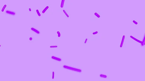 Purple sticks run Stock Footage 128677724