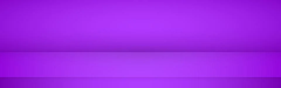 Purple studio background. Empty product table. Violet display room with soft  Stock-Illustration