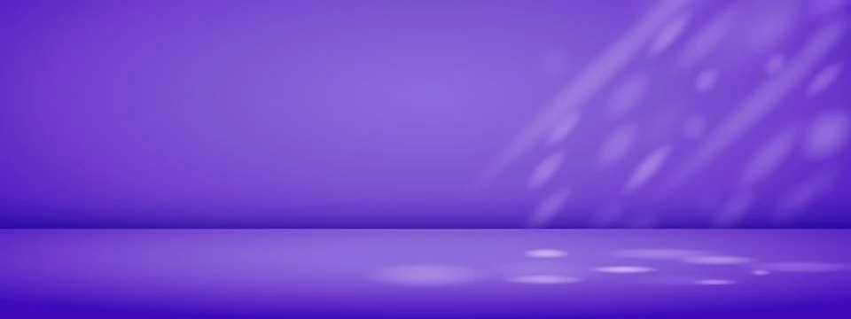 Purple studio background with sun rays. Limbo bg for product presentation. .. Stock Illustration