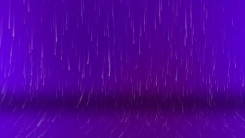 Purple studio stage background with falling rain light streaks loop Stock Footage 346605206