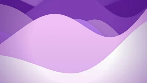 Purple stylized wave shapes drift slowly in a minimalist motion Stock Footage 342216410