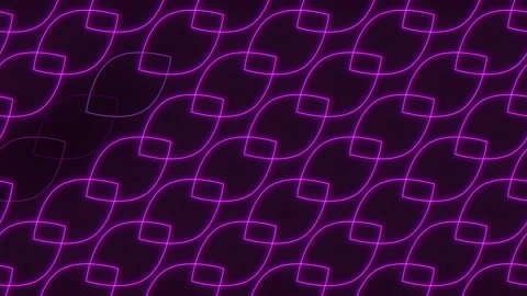 Purple summer leafs pattern with neon light Stock Footage 199353005