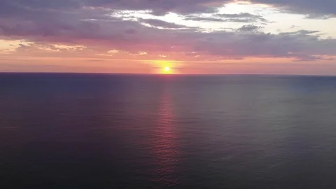 Purple sunset Stock Footage