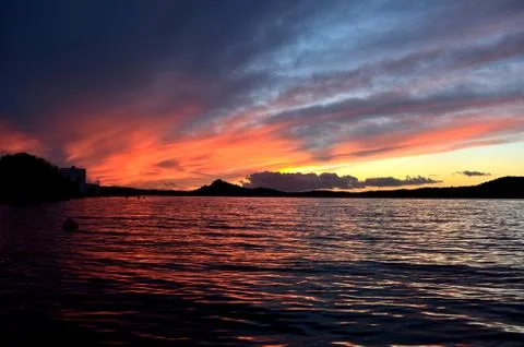 Purple Sunset Stock Photos