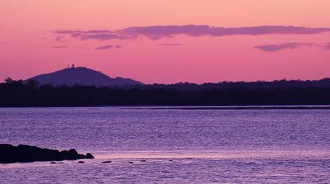 Purple Sunset Stock-Fotos