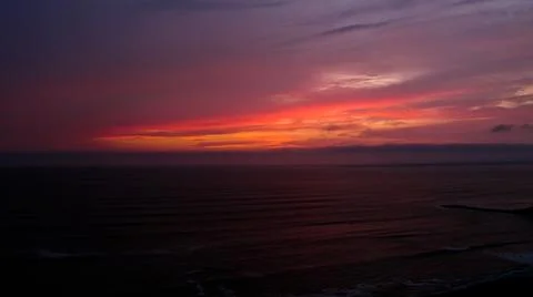 Purple sunset Stock Photos