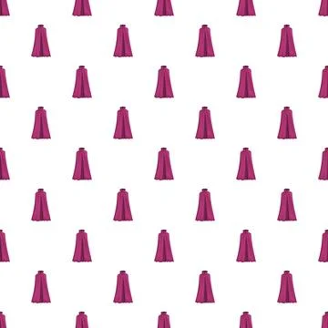 Purple superhero cape repeated pattern seamless background Stockillustratie