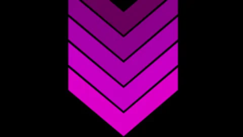 Purple swipe down pointing solid arrow icon. Down direction animated arrow .. Stock Footage 293555116