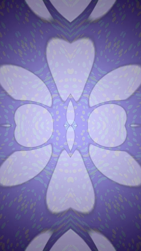 Purple Symmetrical Pattern Mosaic 库存影片 331358206