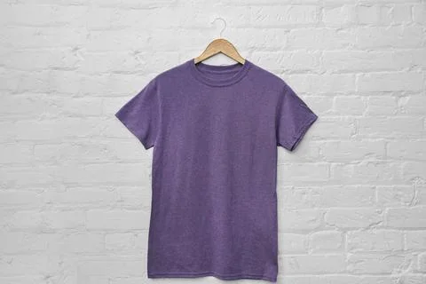 Purple-t-shirt   Stock Photos