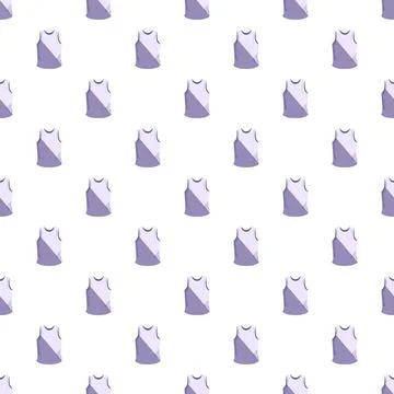 Purple tank top pattern creating a seamless background Illustrazione stock