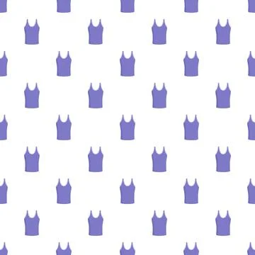 Purple tank top seamless pattern background illustration Illustrazione stock
