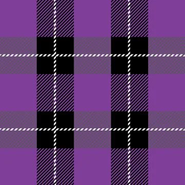 Purple tartan plaid  pattern Stock Illustration