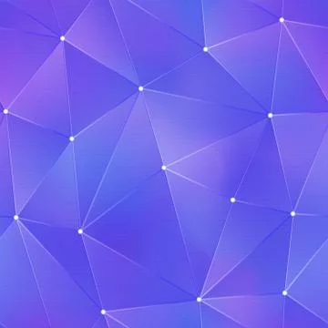 Purple tech triangle pattern Stock Illustration