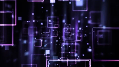 Purple Tech Tunnel Data Stream Stock Footage 78594248