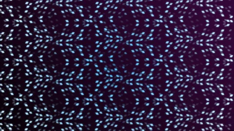 Purple technological background with little geometric forms in 4k video. 库存影片 147185443