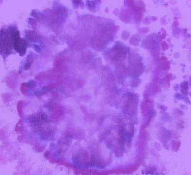Purple Tie Dye Effects. Circle Grunge Dress. Stock Illustration