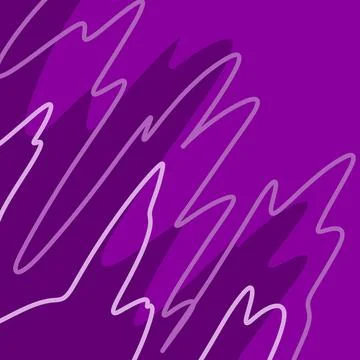 Purple Tonal Scribble Line Abstract Background Stock Illustration