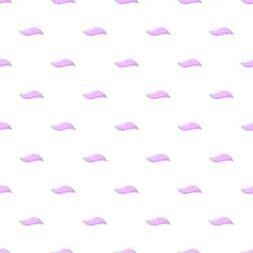 Purple toothpaste brush stroke seamless pattern on white Stock Illustration
