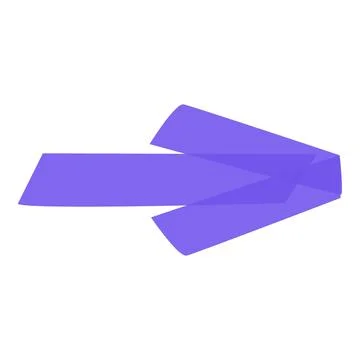Purple transparent overlapping arrow pointing right Stock Illustration