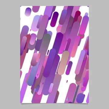 Purple trendy abstract gradient rounded stripe pattern page background template Illustrazione stock