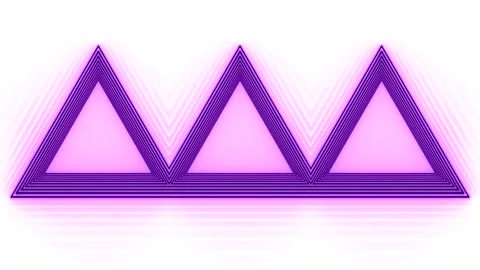 Purple Triangle Illusion Stock Footage 284406312