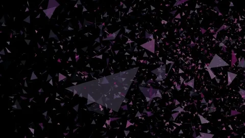 Purple triangle motion background Video stock 76773195