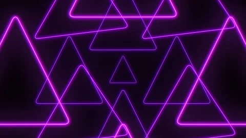 Purple triangle pattern on black background versatile design element for Stock Footage 292961844