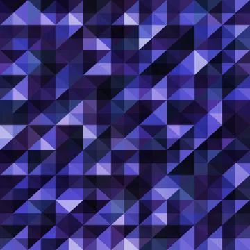 Purple triangle seamless pattern Stock Illustration