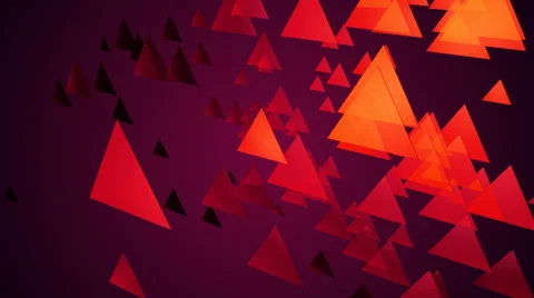 Purple triangle space Stock Footage 52004527