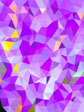 Purple triangles background with white line texture Stock Illustration