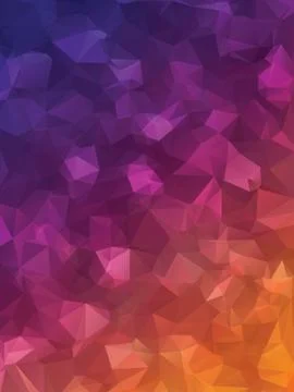 Purple Triangles Stock Illustration
