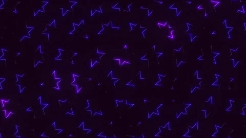 Purple triangles intriguing pattern on black background Vídeos de archivo 278071667