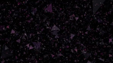 Purple triangles moving inwards Stock Footage 76771509