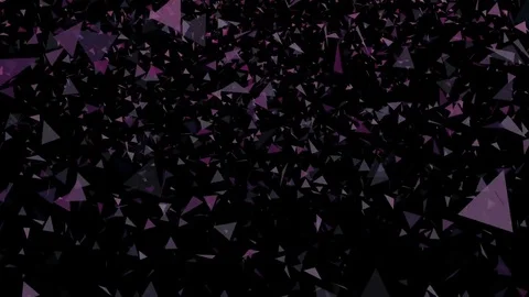 Purple triangles moving up motion background Stock Footage 76771563