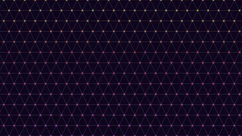 Purple triangular grid pattern with varied shades Stock Footage 303191346