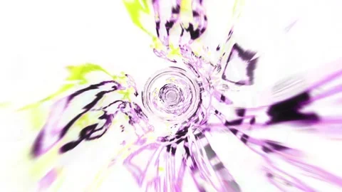 Purple Tunnel VJ Loop Stock Footage 329973137