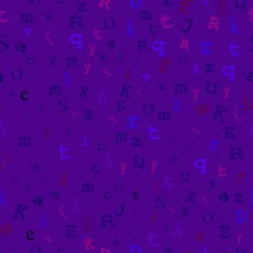 Purple Type Seamless Design Stock Illustration