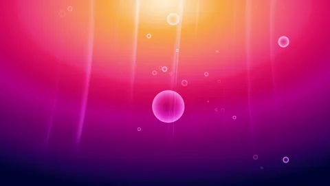 Purple underwater animation with bubbles Stock Footage 309309927