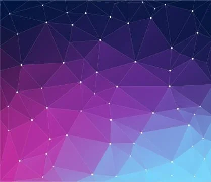 Purple vector background with triangles Stock Illustration