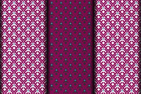 Purple vector eps pattern design. Stock Illustration