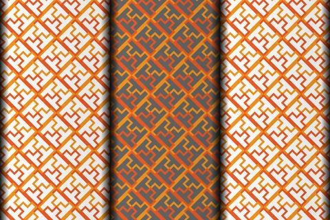 Purple vector eps seamless pattern design template. Stock Illustration