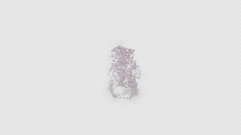 Purple Vertical Dust Plume With Alpha Channel Stock Footage 339301947