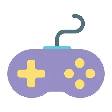 Purple video game control Illustration