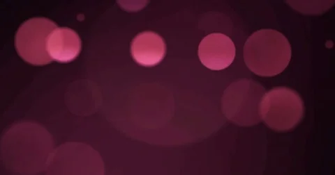 Purple violet abstract bubbles particles bokeh on black background Stock Footage 72975508