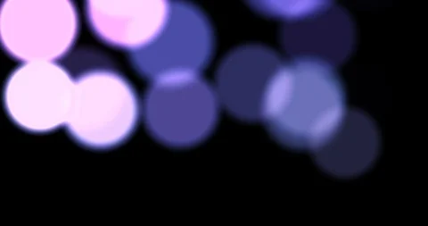 Purple violet abstract bubbles particles bokeh on black background, event Stock Footage 113956649