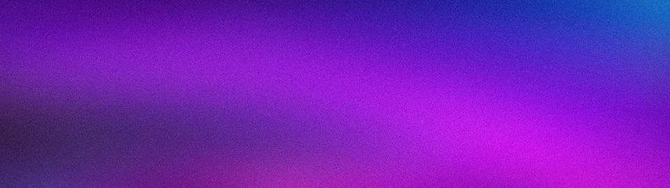 Purple violet blue gradient abstract grainy background wide digital blur wa.. Stock Illustration