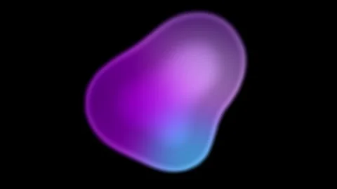 Purple Violet White Gradient Liquid Blob Motion Background Stock Footage 336760278