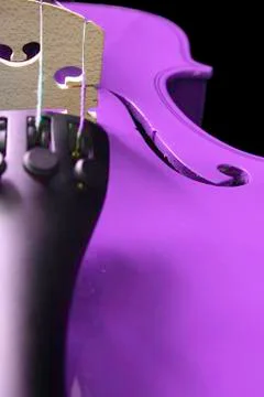 Purple Violin Stock Photos