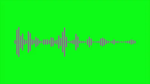 Purple visual pattern of electronics wave or stereo voice speech. Video stock 260181354
